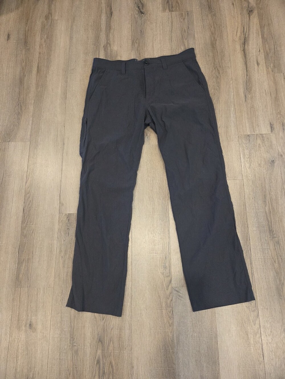 Eddie Bauer Travex Pants Men's 35x32(31) Gray Nylon Spandex Stretch Hiking Flaw